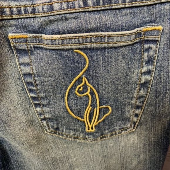 **NWT** Baby Phat Jeans - Size: 11 In: 33.5 Straight Leg - Picture 5 of 7